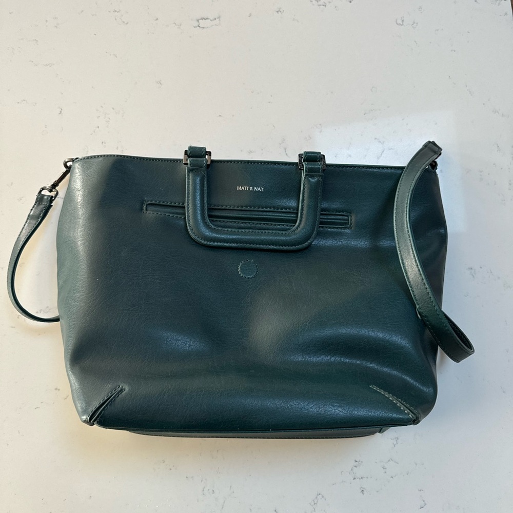 Matt & Nat Dark Green Shoulder Bag